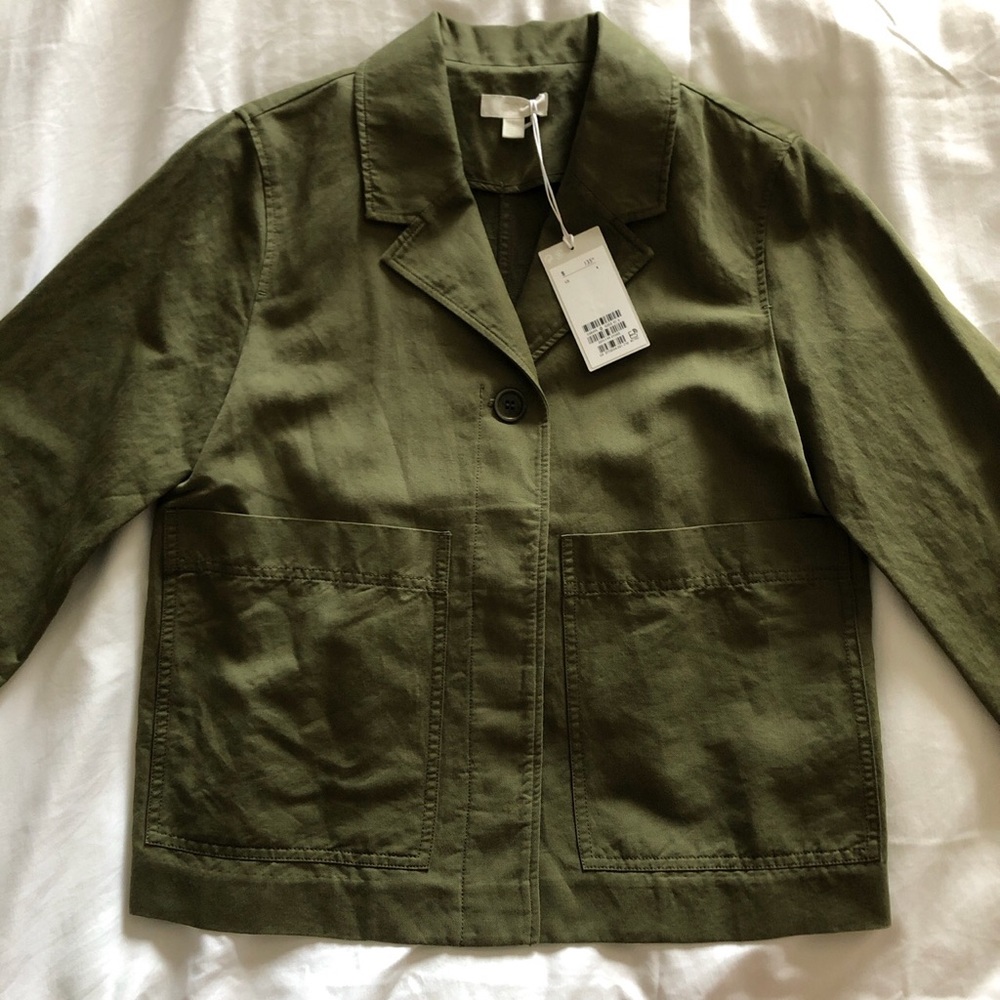 COS Army Green Thin Jacket